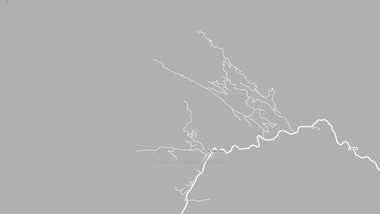 Transit Grade map of Glen Haven, CO