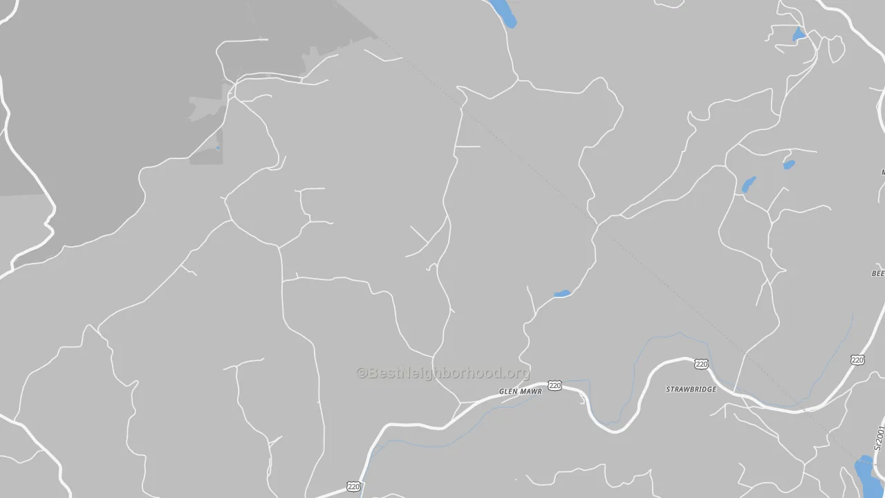 Transit Grade map of Glen Mawr, PA