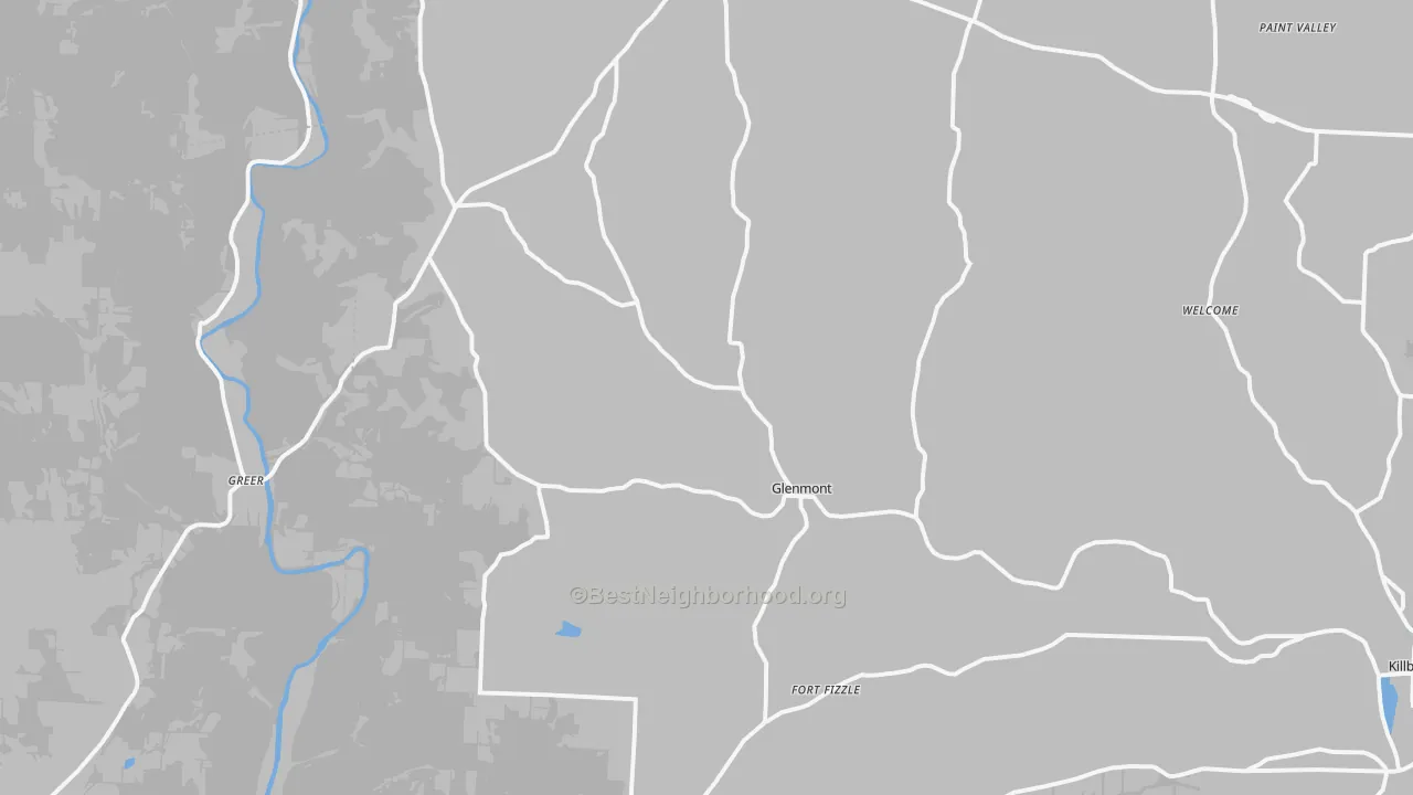 Transit Grade map of Glenmont, OH