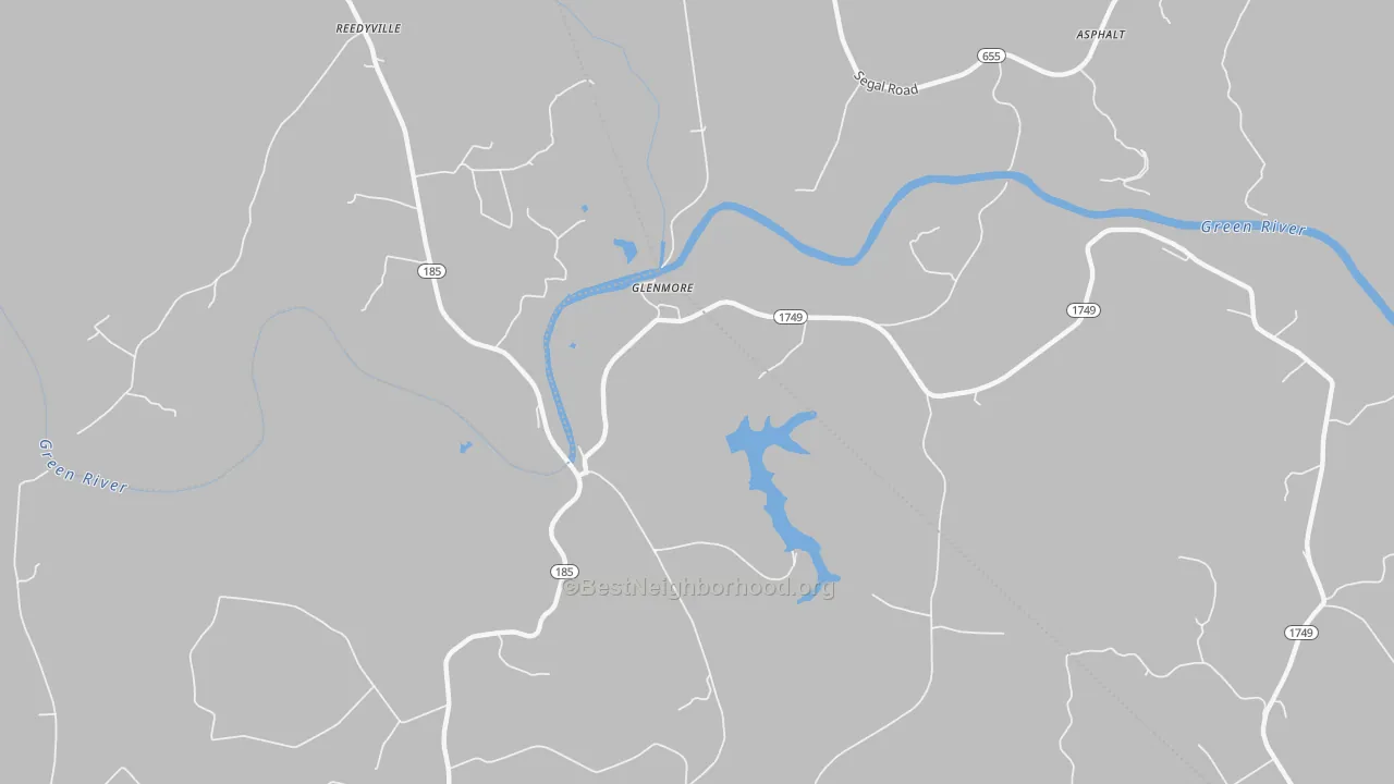 Transit Grade map of Glenmore, KY