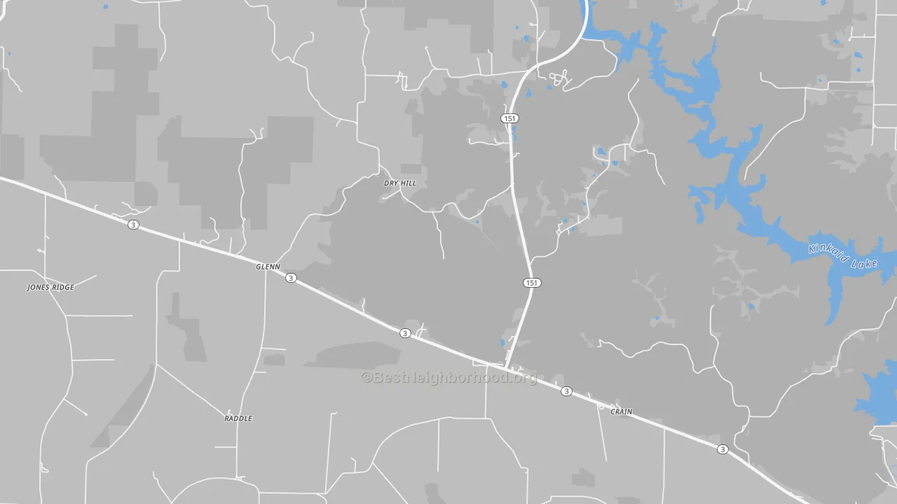 Transit Grade map of Glenn, IL