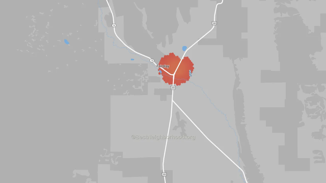 Transit Grade map of Glentivar, CO