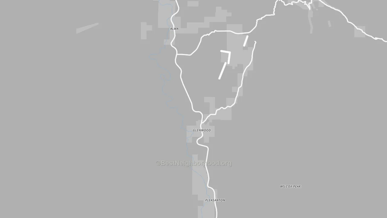 Transit Grade map of Glenwood, NM
