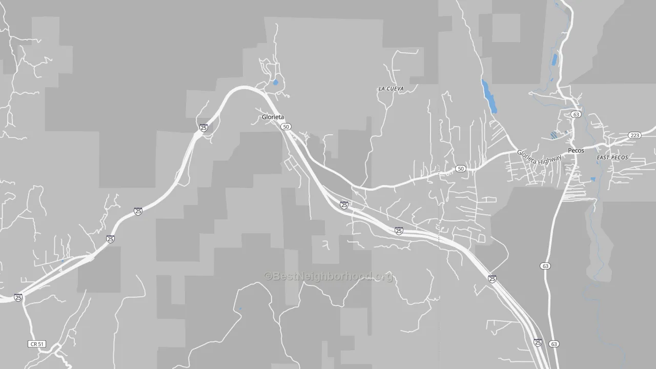 Transit Grade map of Glorieta, NM