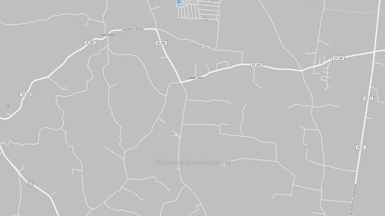 Transit Grade map of Gnat Hill, TN