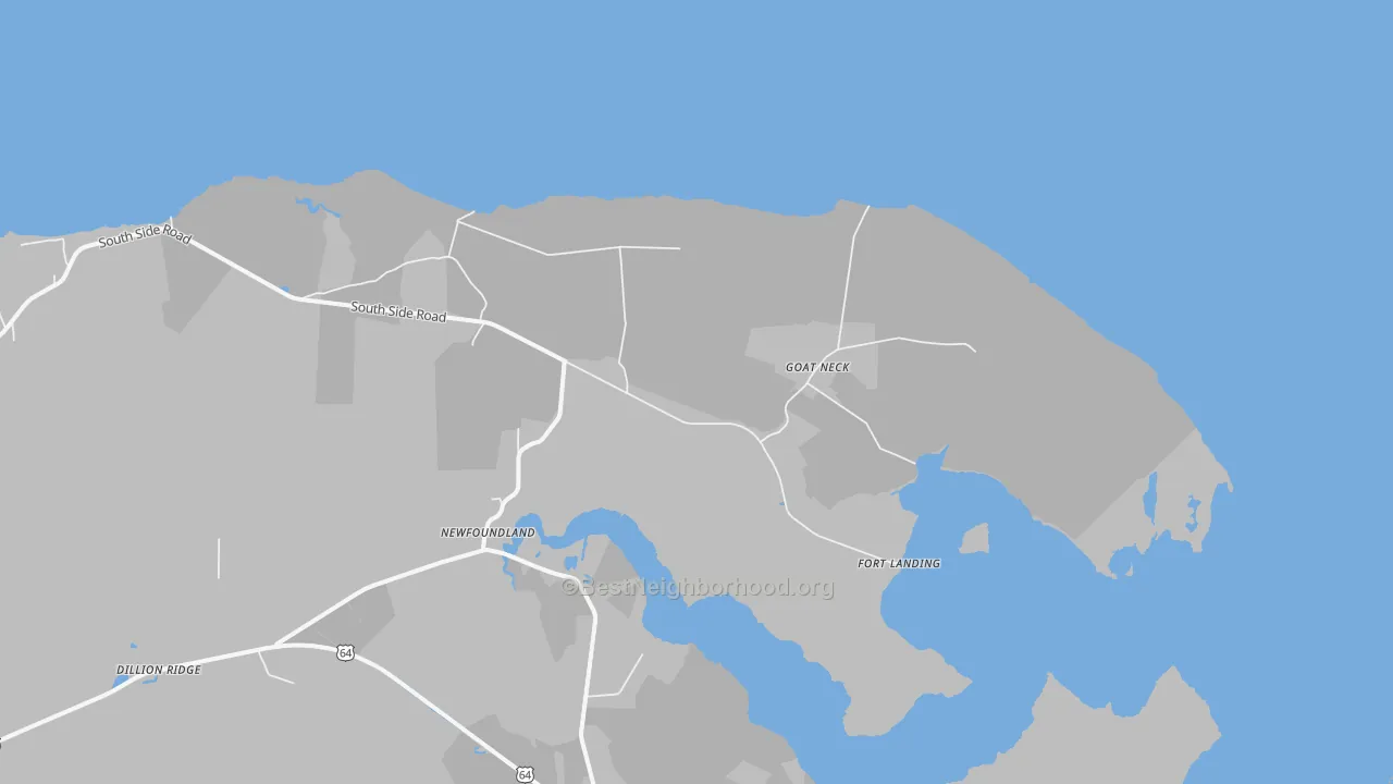 Transit Grade map of Goat Neck, NC