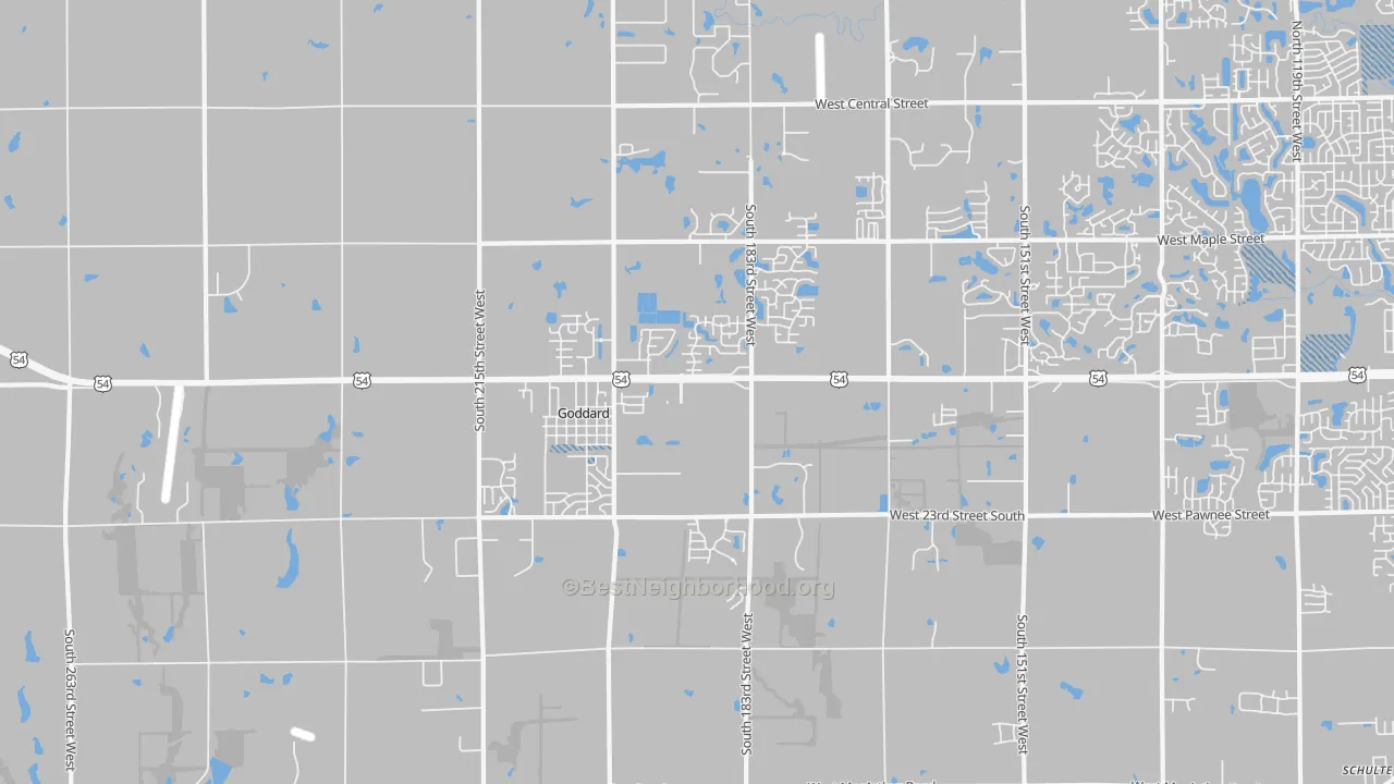 Transit Grade map of Goddard, KS