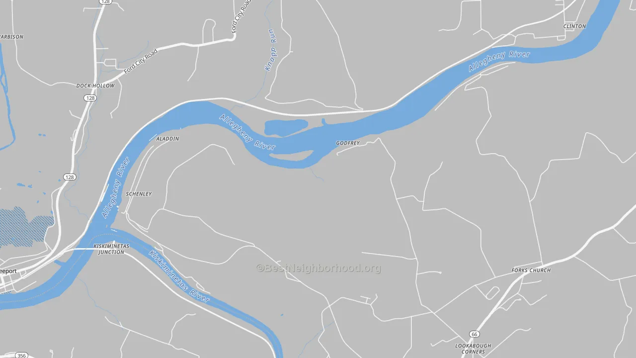 Transit Grade map of Godfrey, PA