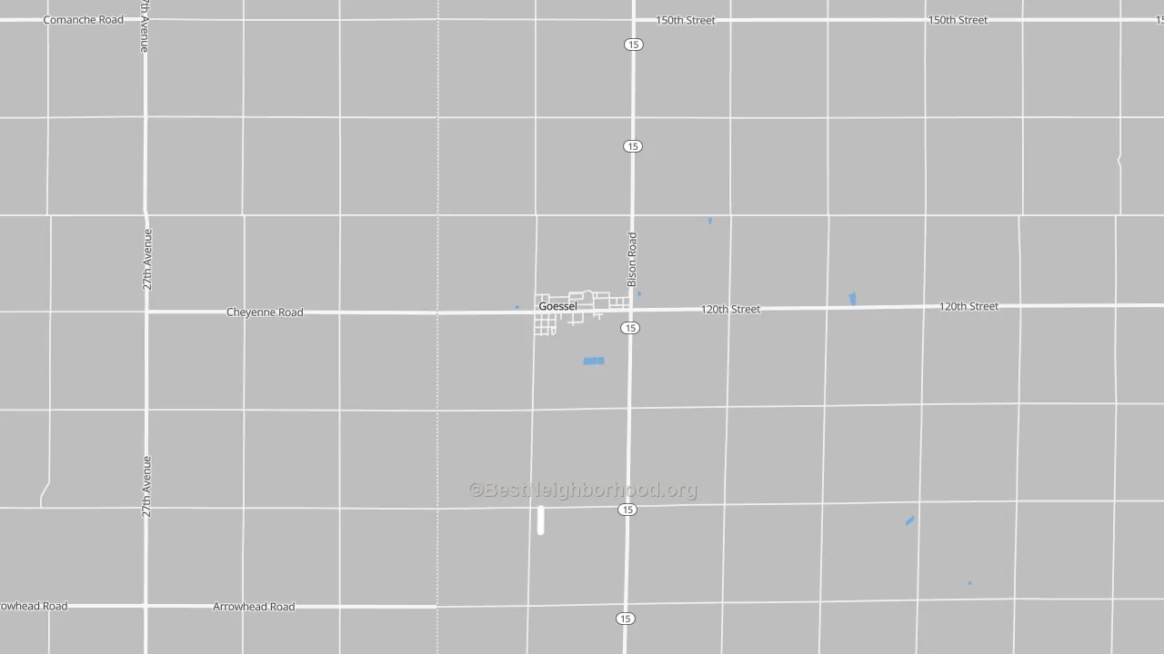 Transit Grade map of Goessel, KS