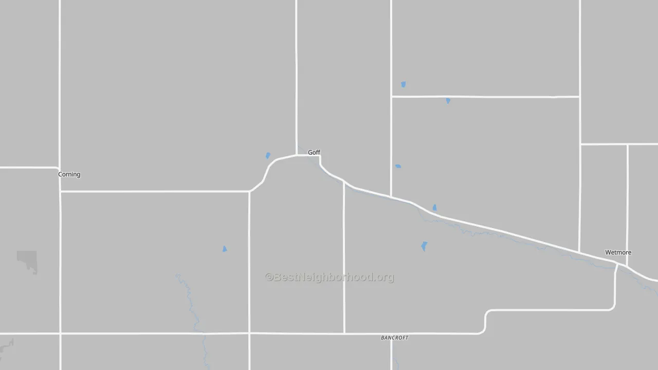 Transit Grade map of Goff, KS