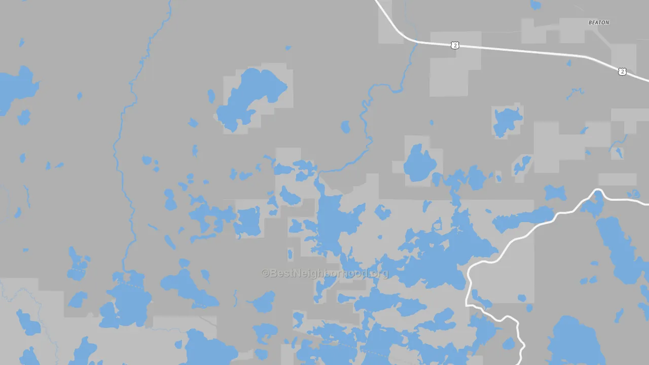 Transit Grade map of Gogebic, MI