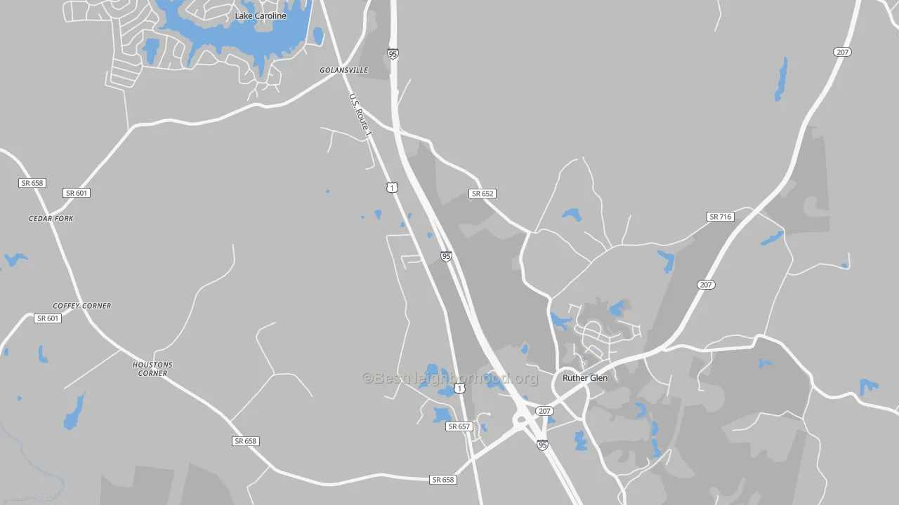 Transit Grade map of Golansville, VA