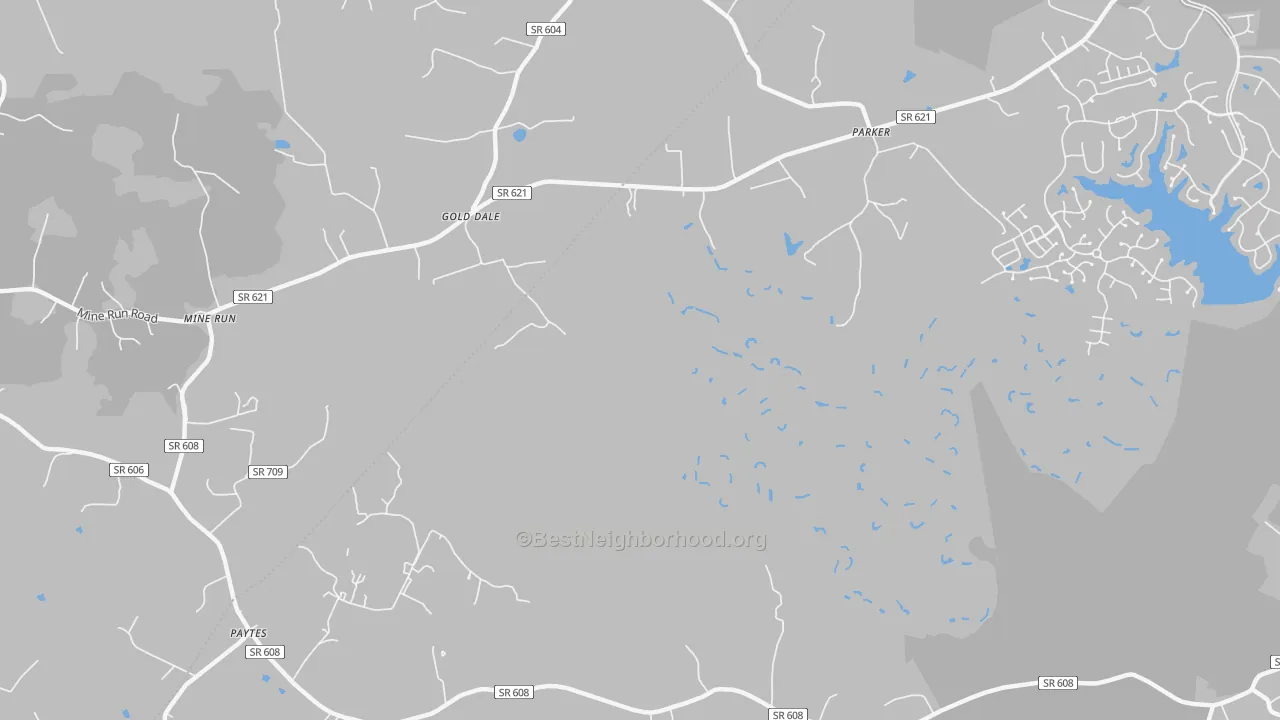 Transit Grade map of Gold Dale, VA
