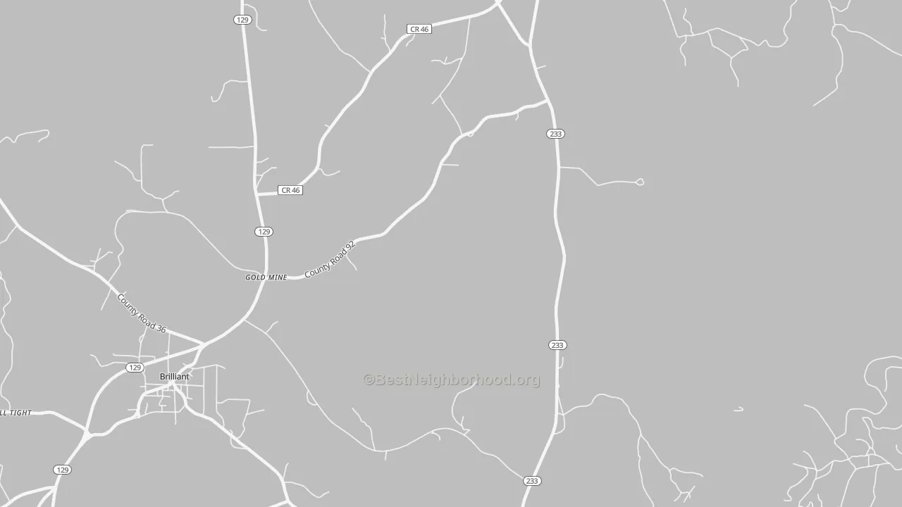 Transit Grade map of Gold Mine, AL