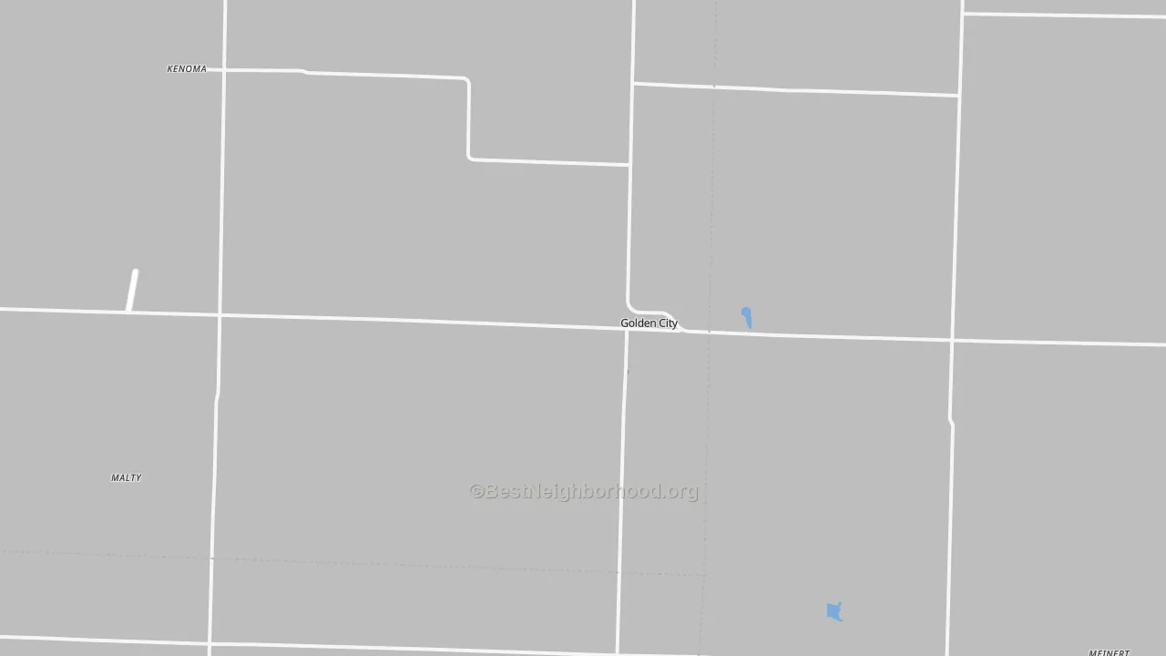 Transit Grade map of Golden City, MO