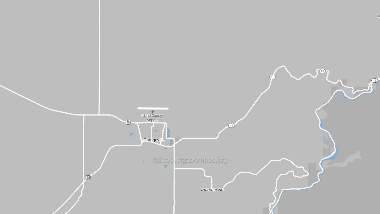 Transit Grade map of Golden, ID