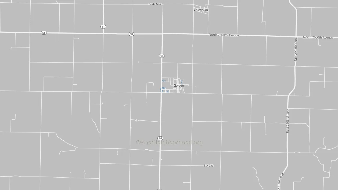 Transit Grade map of Golden, IL