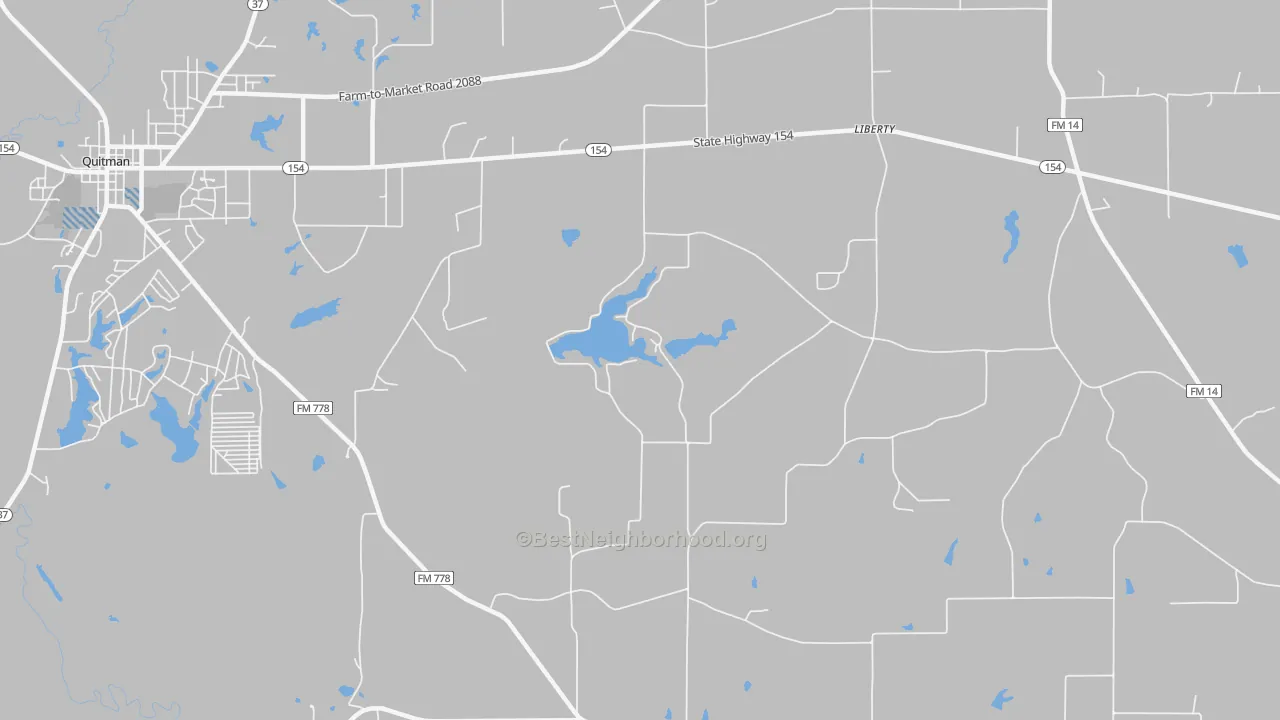 Transit Grade map of Golden, TX