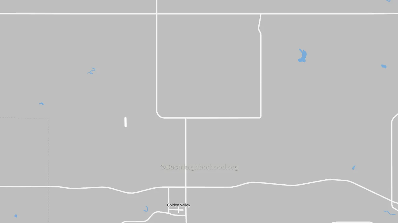 Transit Grade map of Golden Valley, ND