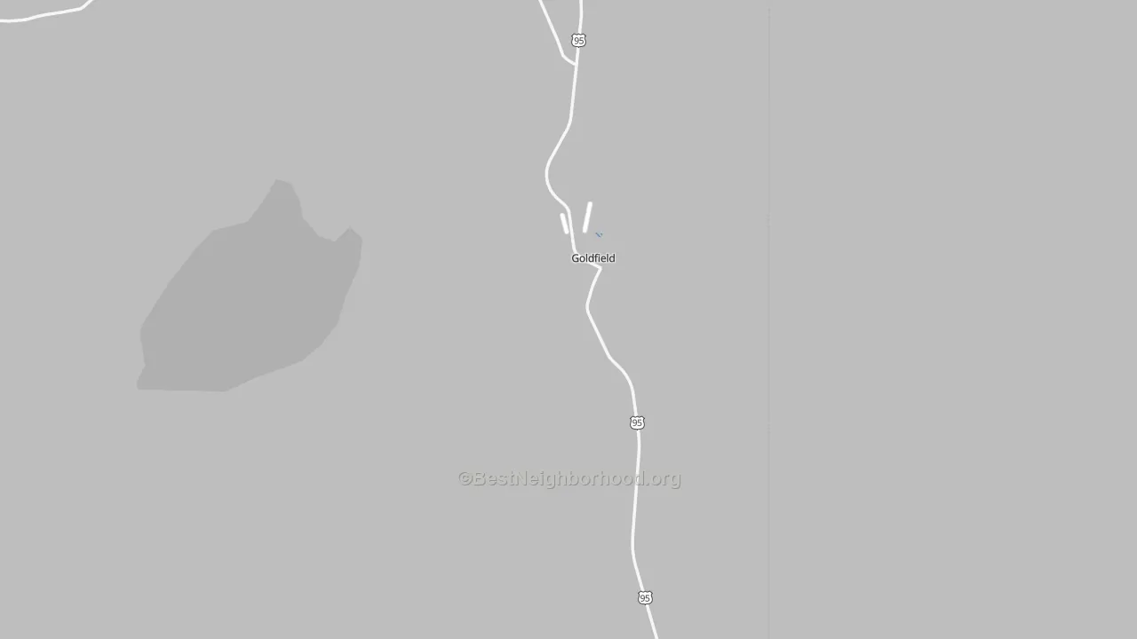 Transit Grade map of Goldfield, NV