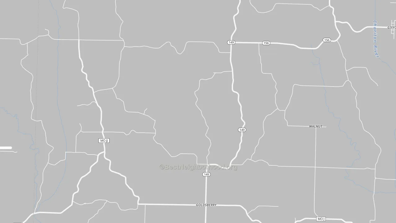 Transit Grade map of Goldsberry, MO