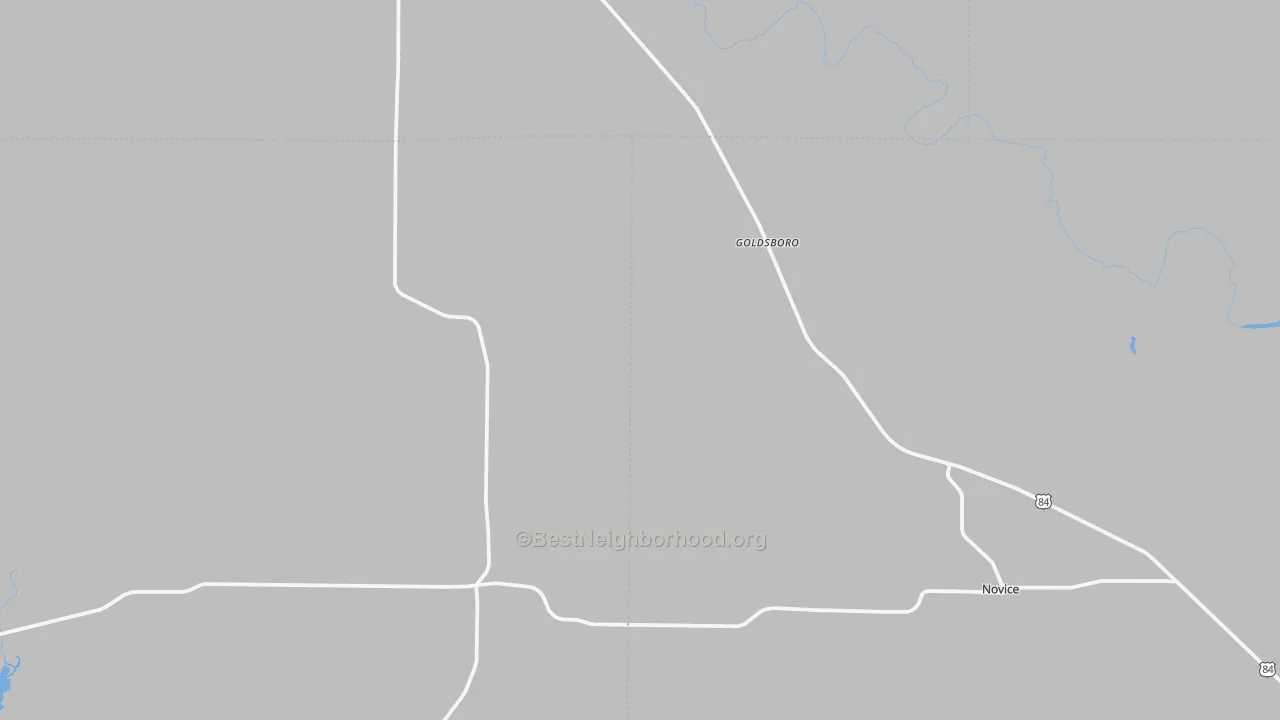 Transit Grade map of Goldsboro, TX
