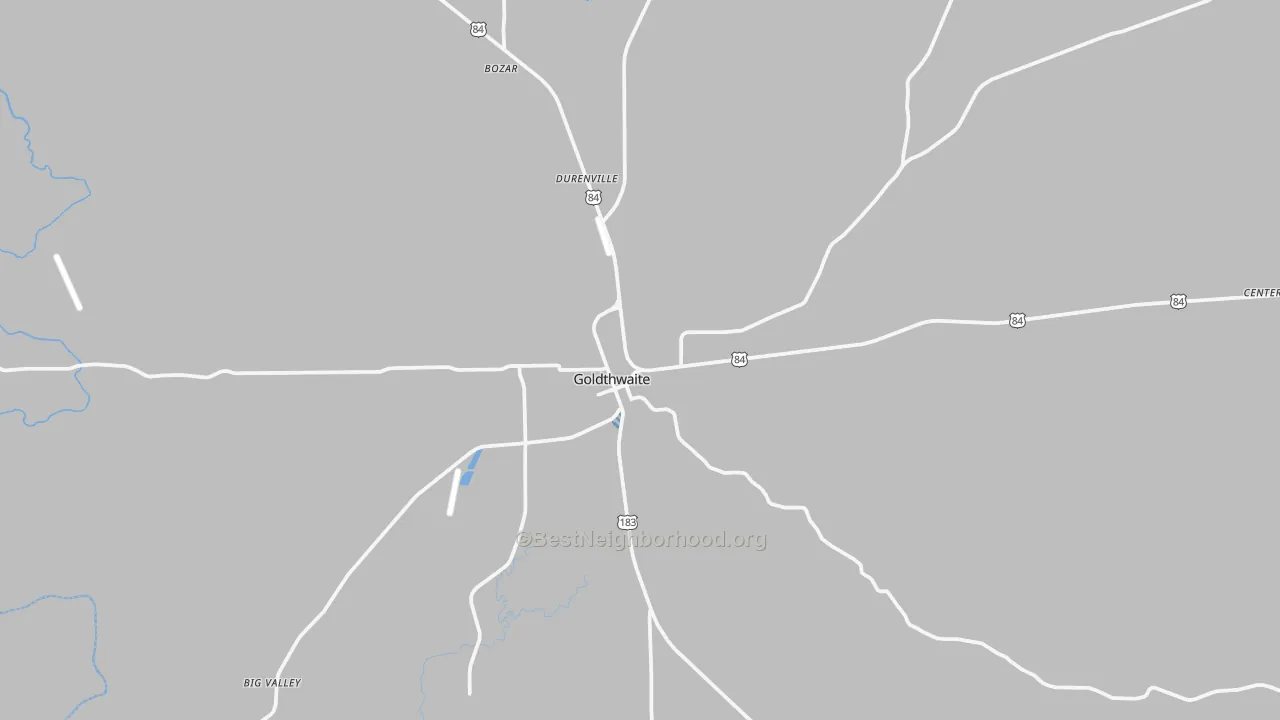 Transit Grade map of Goldthwaite, TX