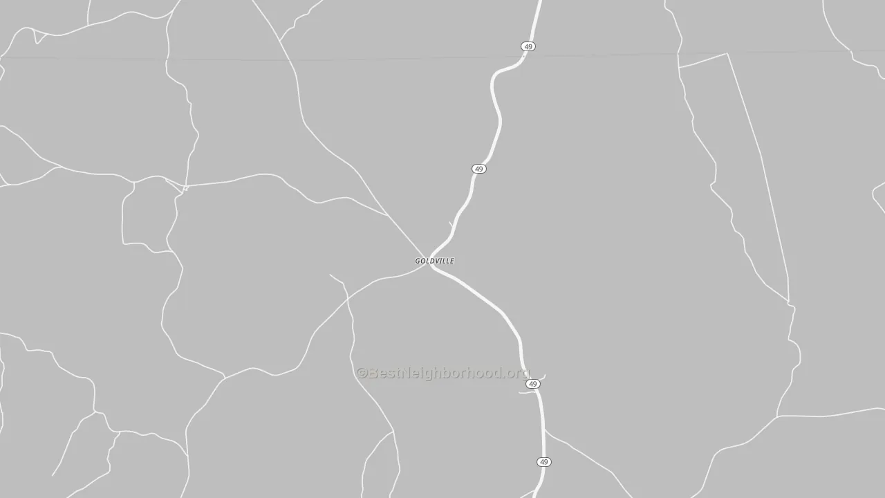 Transit Grade map of Goldville, AL