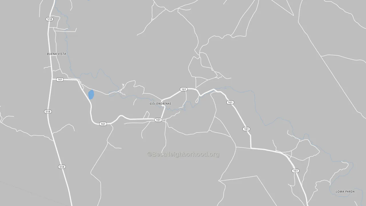 Transit Grade map of Golondrinas, NM