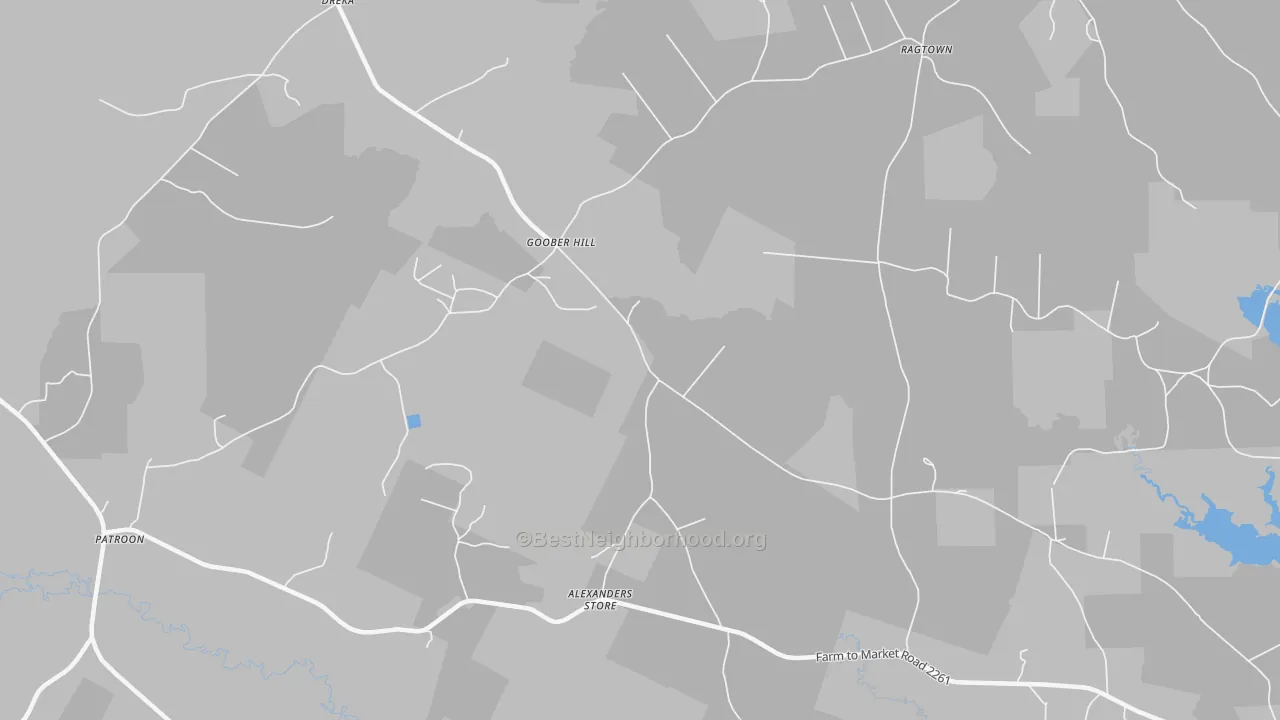 Transit Grade map of Goober Hill, TX