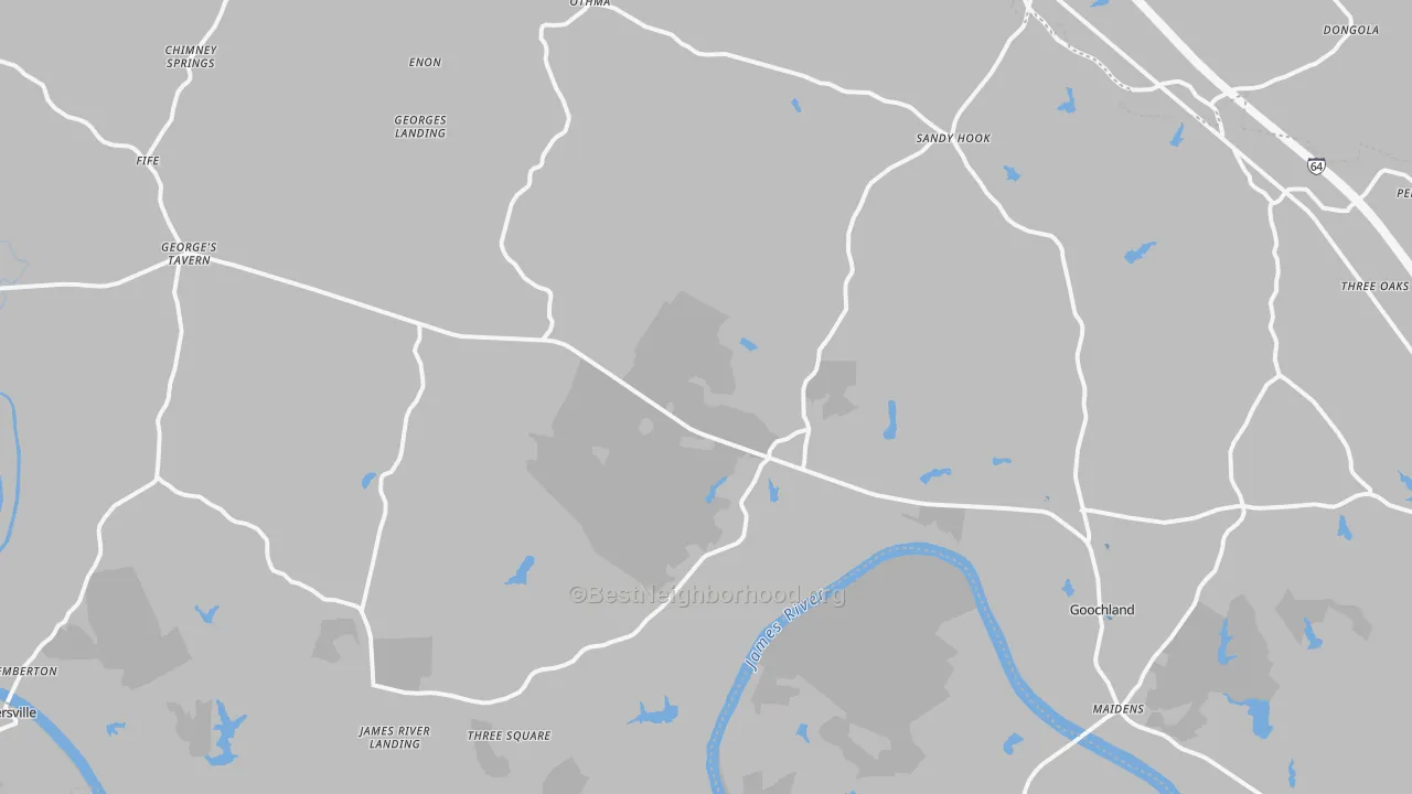 Transit Grade map of Goochland, VA