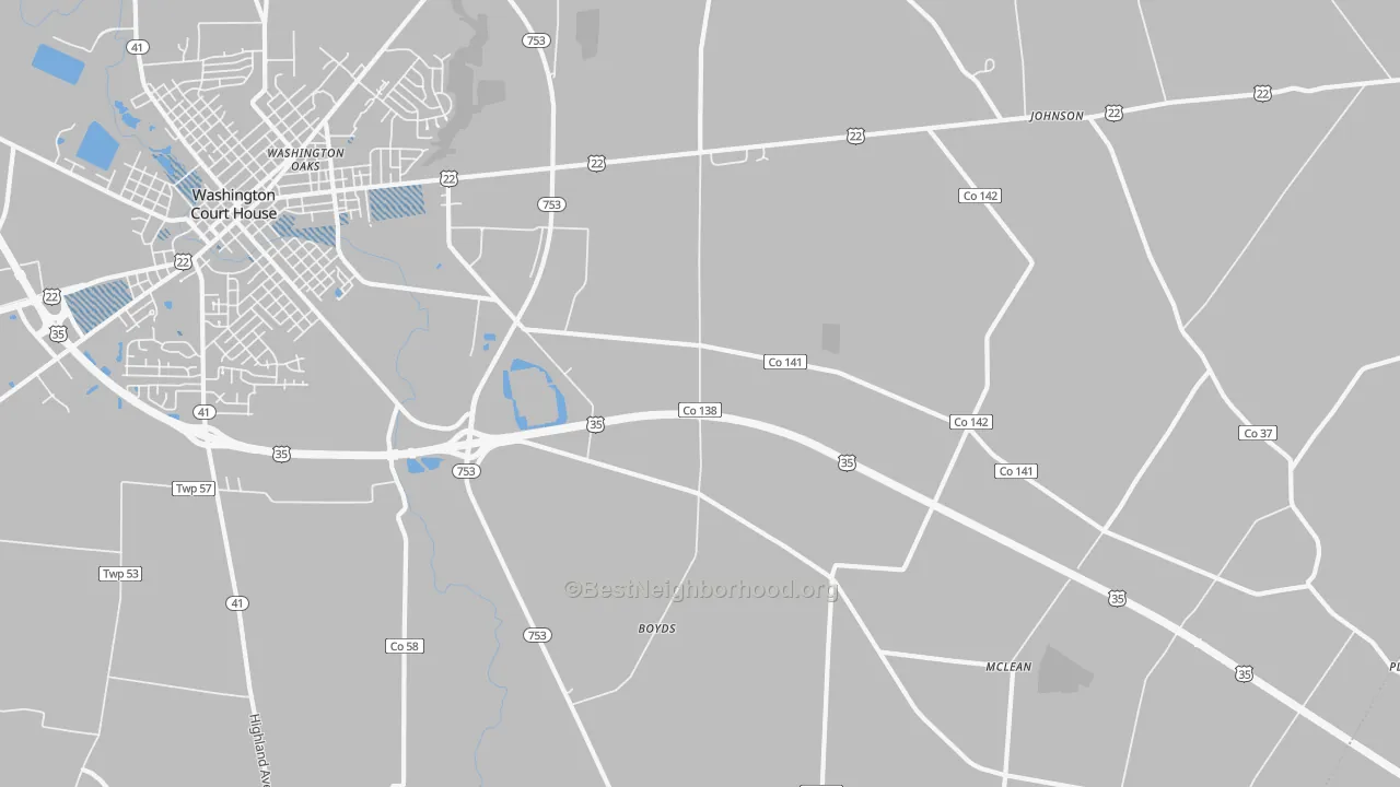 Transit Grade map of Good Hope, OH