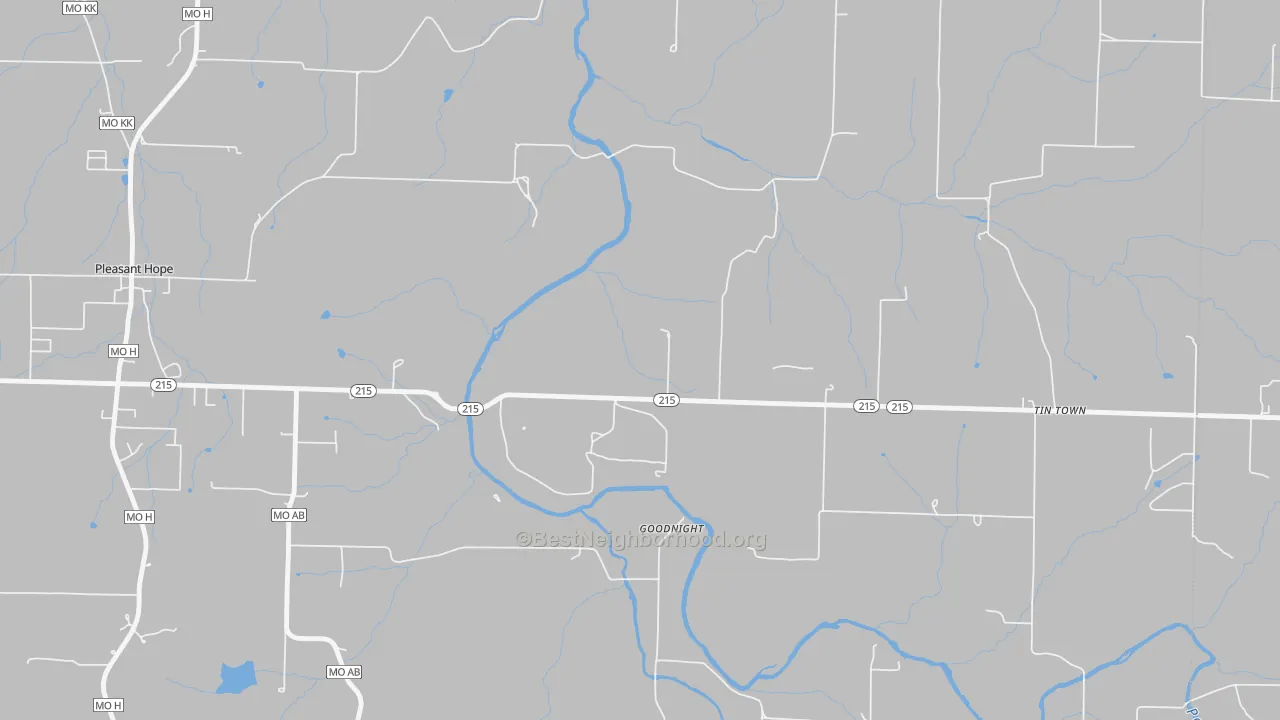 Transit Grade map of Goodnight, MO