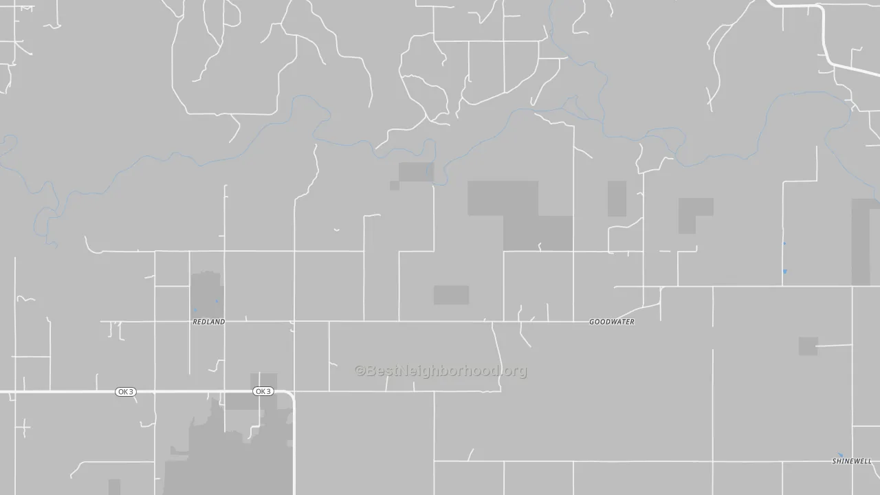 Transit Grade map of Goodwater, OK
