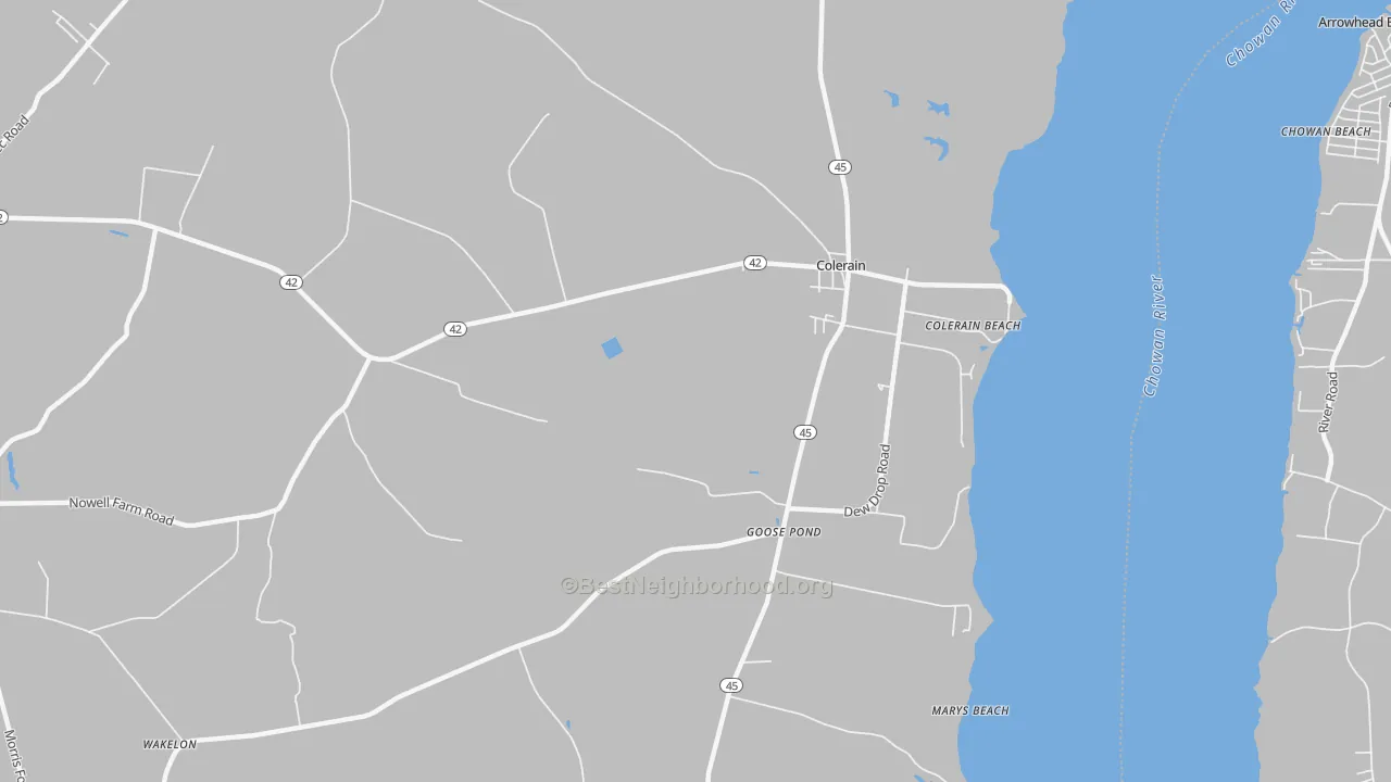 Transit Grade map of Goose Pond, NC
