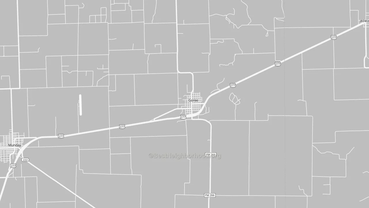 Transit Grade map of Goree, TX