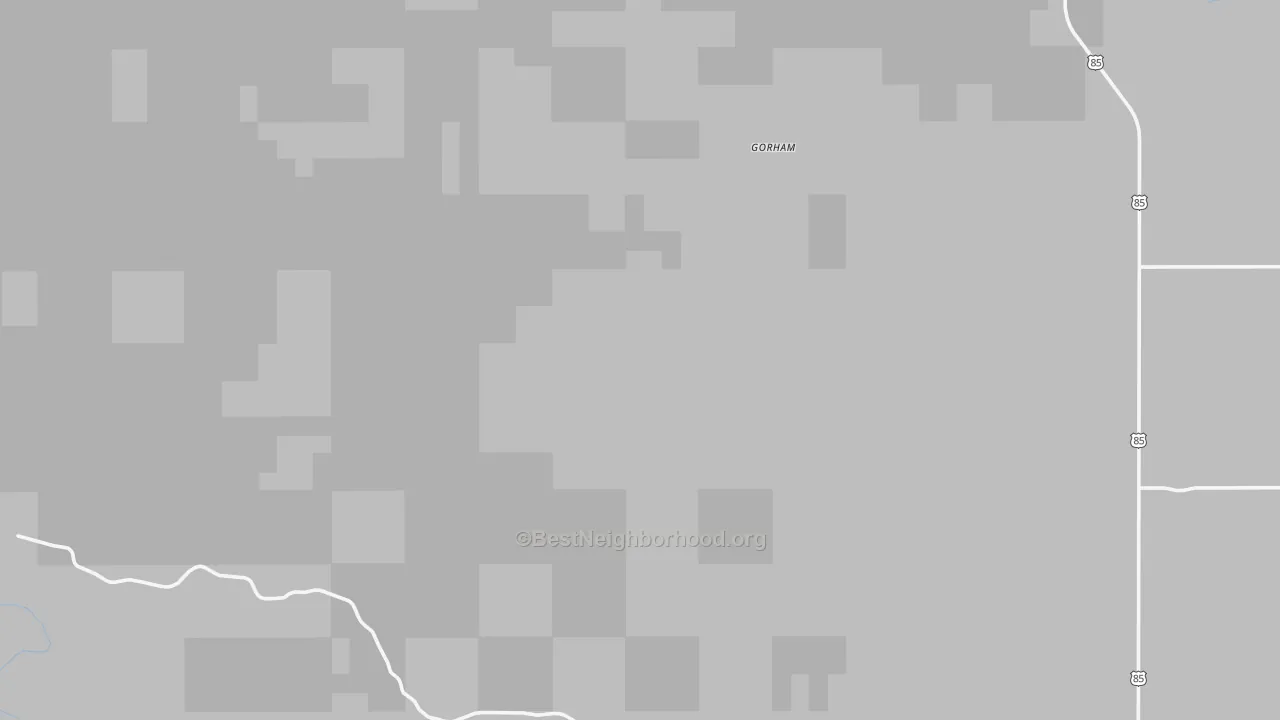 Transit Grade map of Gorham, ND