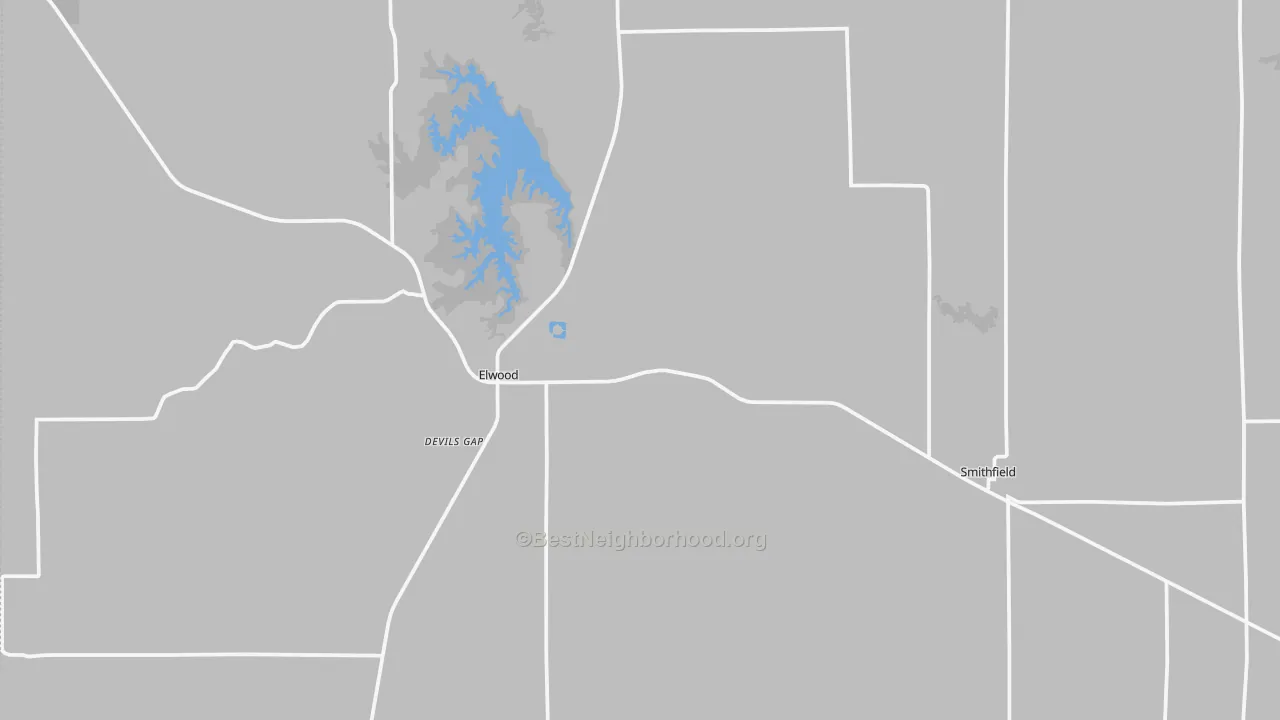 Transit Grade map of Gosper County, NE