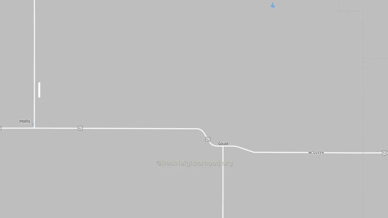 Transit Grade map of Gould, OK