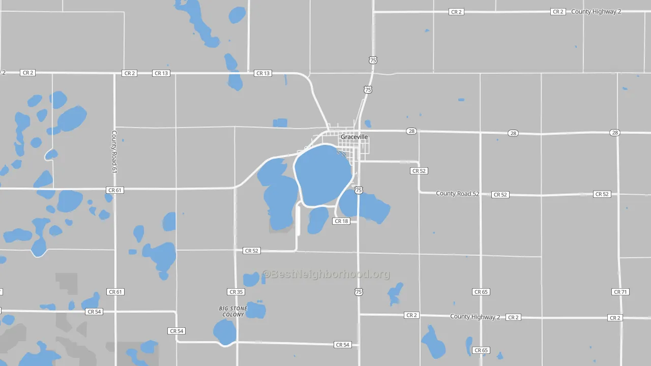 Transit Grade map of Graceville, MN