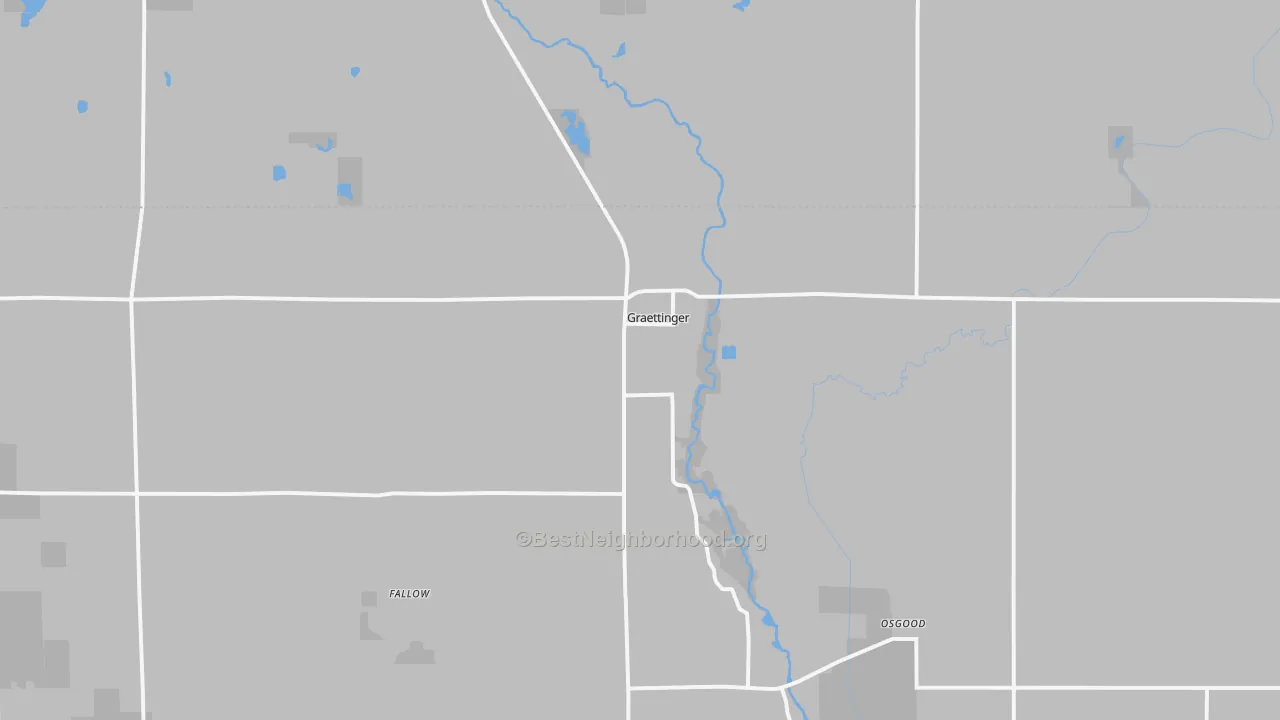 Transit Grade map of Graettinger, IA
