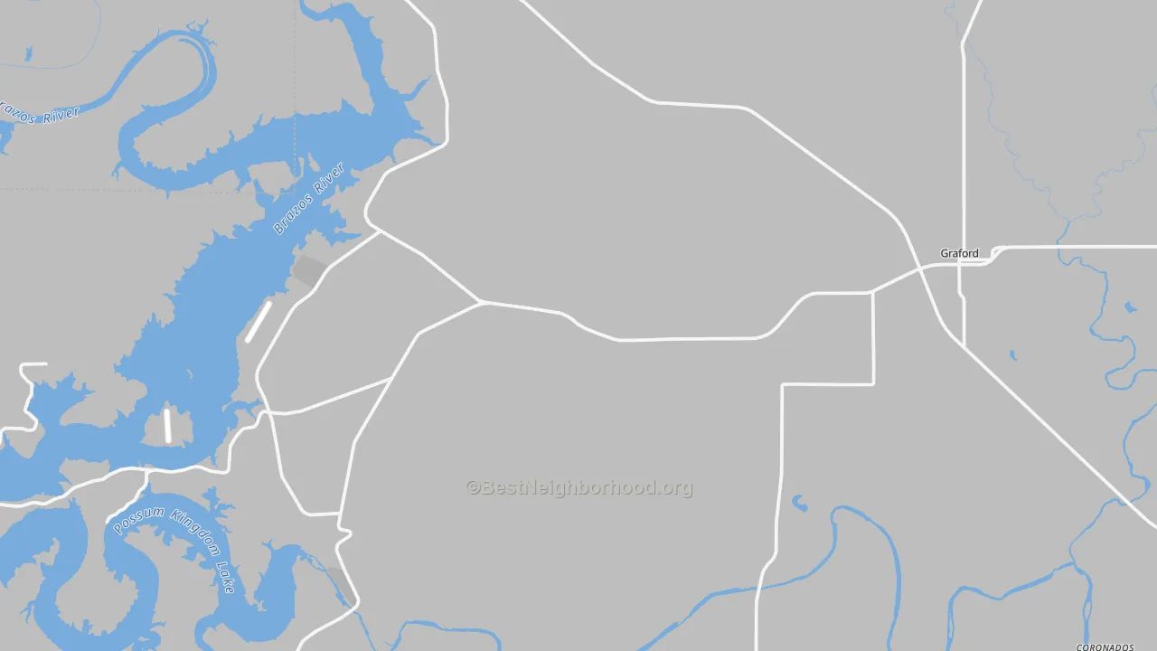 Transit Grade map of Graford, TX
