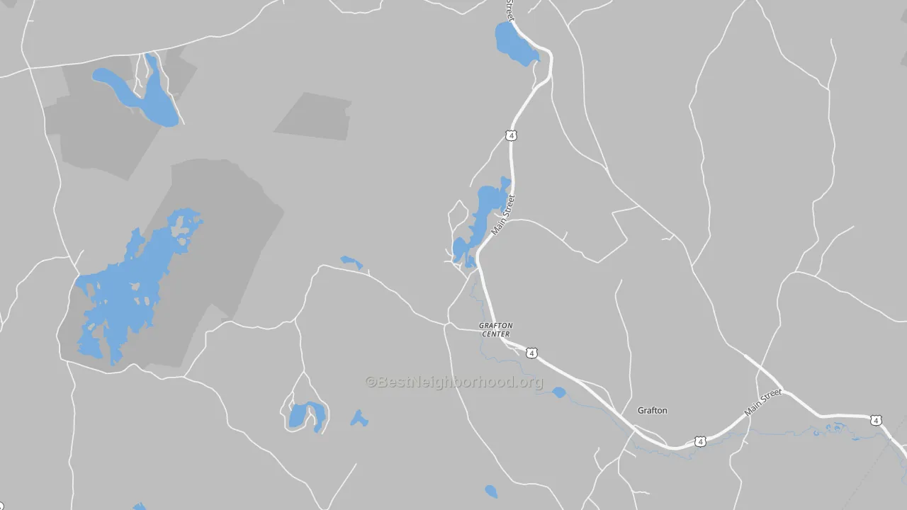 Transit Grade map of Grafton Center, NH