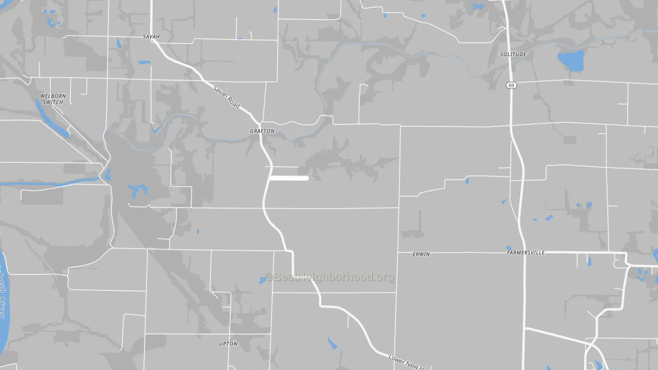Transit Grade map of Grafton, IN