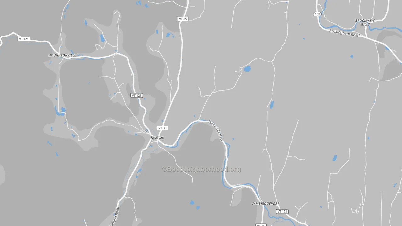 Transit Grade map of Grafton, VT