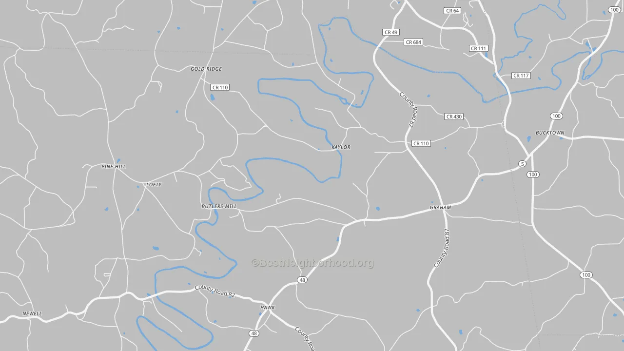 Transit Grade map of Graham, AL