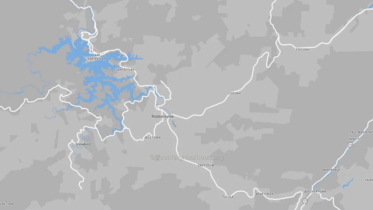 Transit Grade map of Graham County, NC