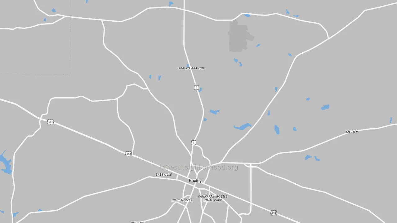 Transit Grade map of Graham, GA