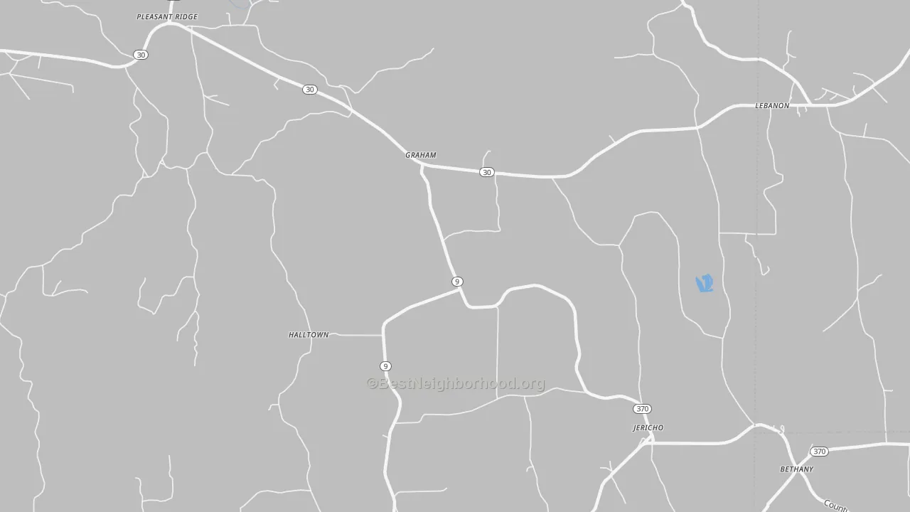 Transit Grade map of Graham, MS