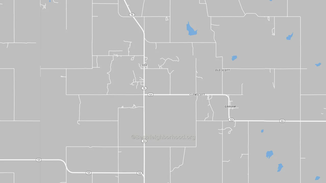 Transit Grade map of Graham, OK